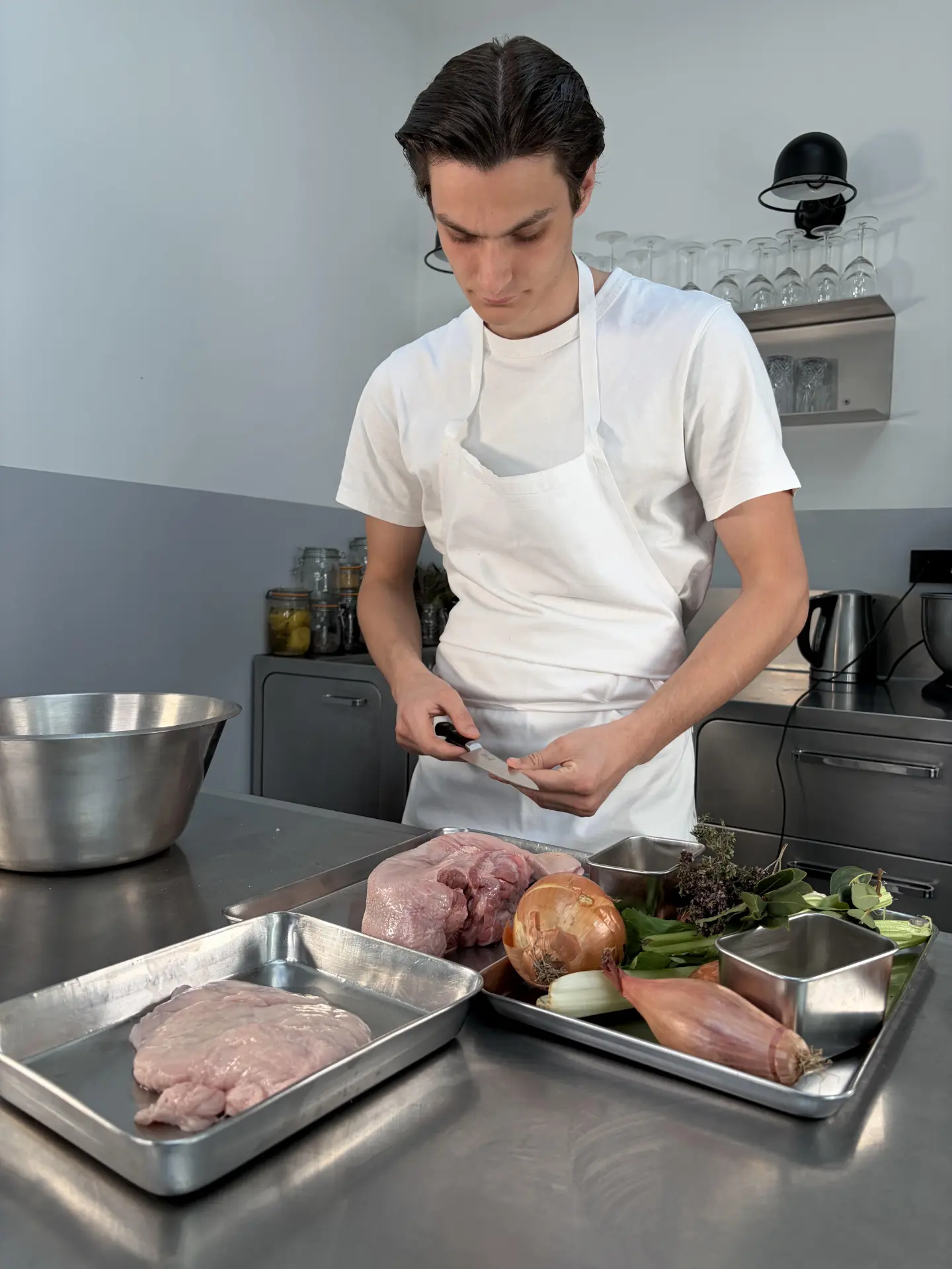 Charles GRARD en cuisine, savoir-faire