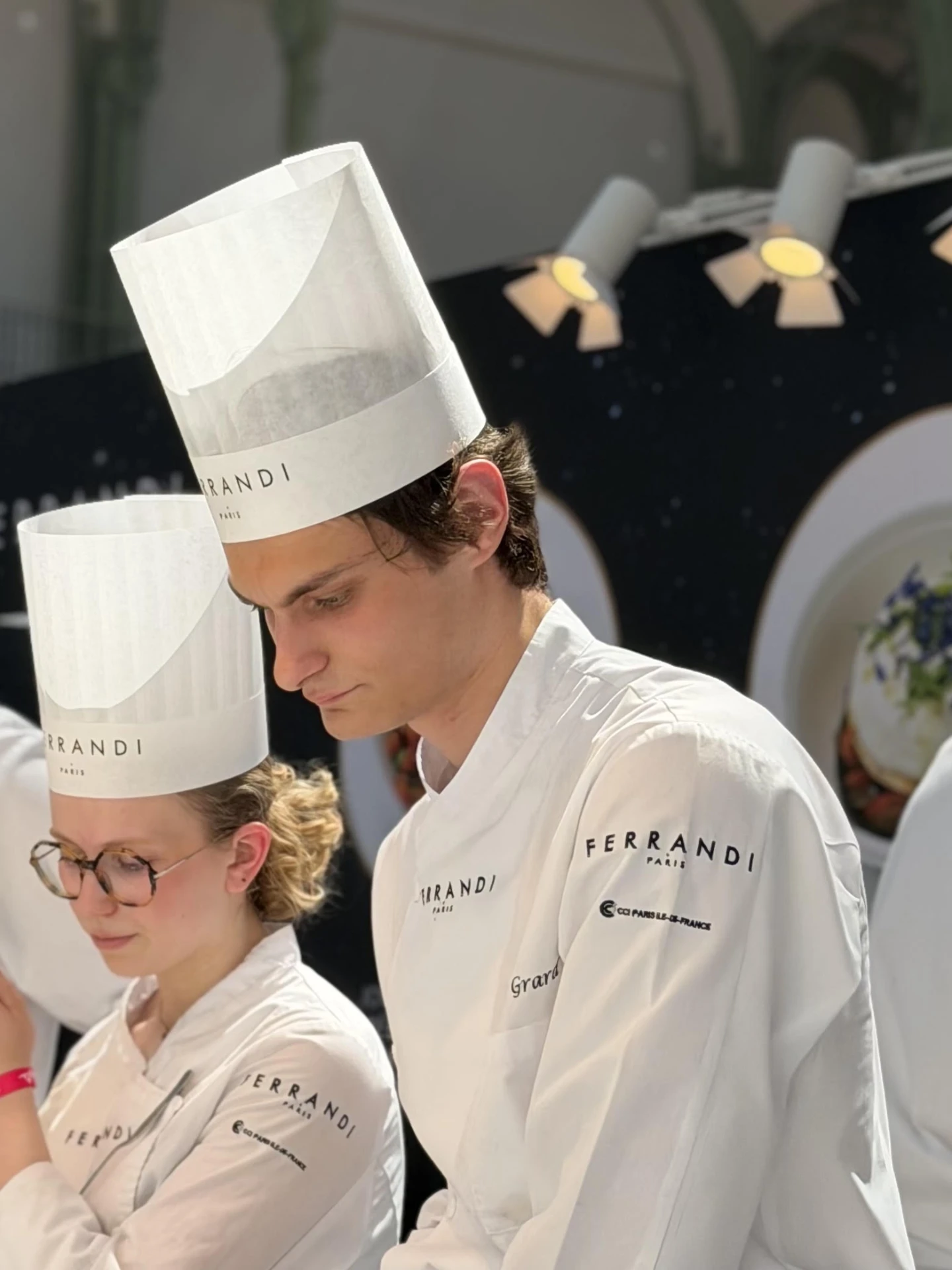 Le Chef Charles GRARD en cuisine